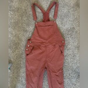 Rust Overalls with Pockets